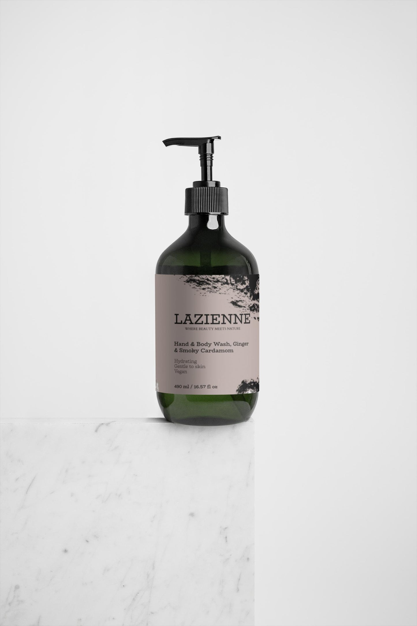 Hand & Body Wash, Ginger & Smoky Cardamom, 490ml